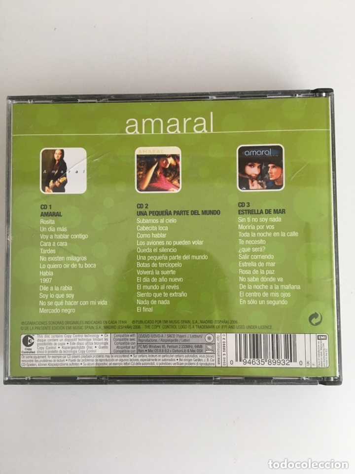 CDs de m&uacute;sica: Amaral 3 CD Fundamentales - Foto 2