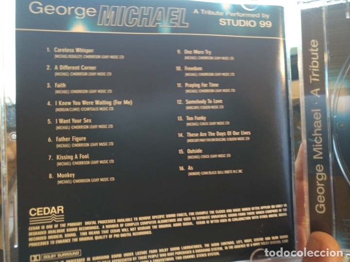 CDs de m&uacute;sica: GEORGE MICHAEL-S TRIBUTE PERFORMED BY STUDIO 99 - Foto 5