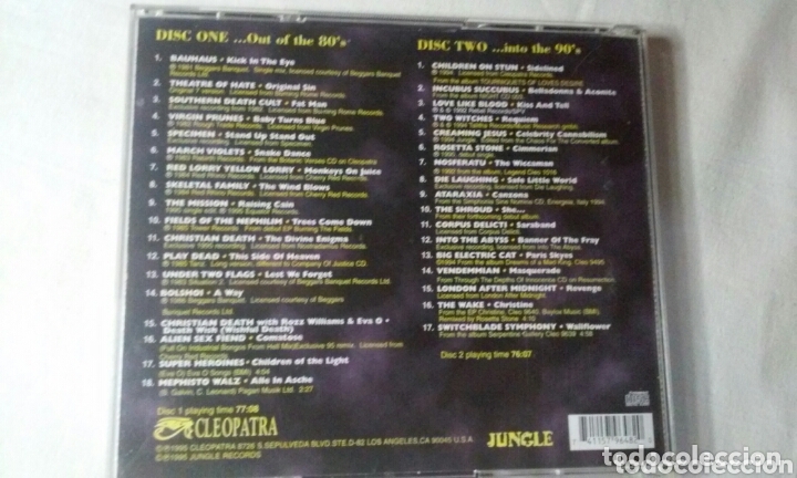CDs de m&uacute;sica: GHOTIC ROCK 2 (DOBLE CD) A&Ntilde;O 1995 CD - Foto 7