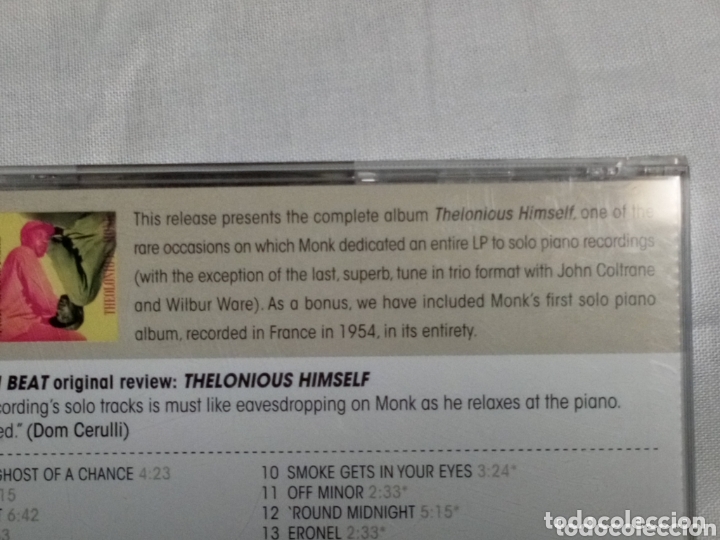 CDs de m&uacute;sica: Thelonious Monk Thelonious himself CD - Foto 4