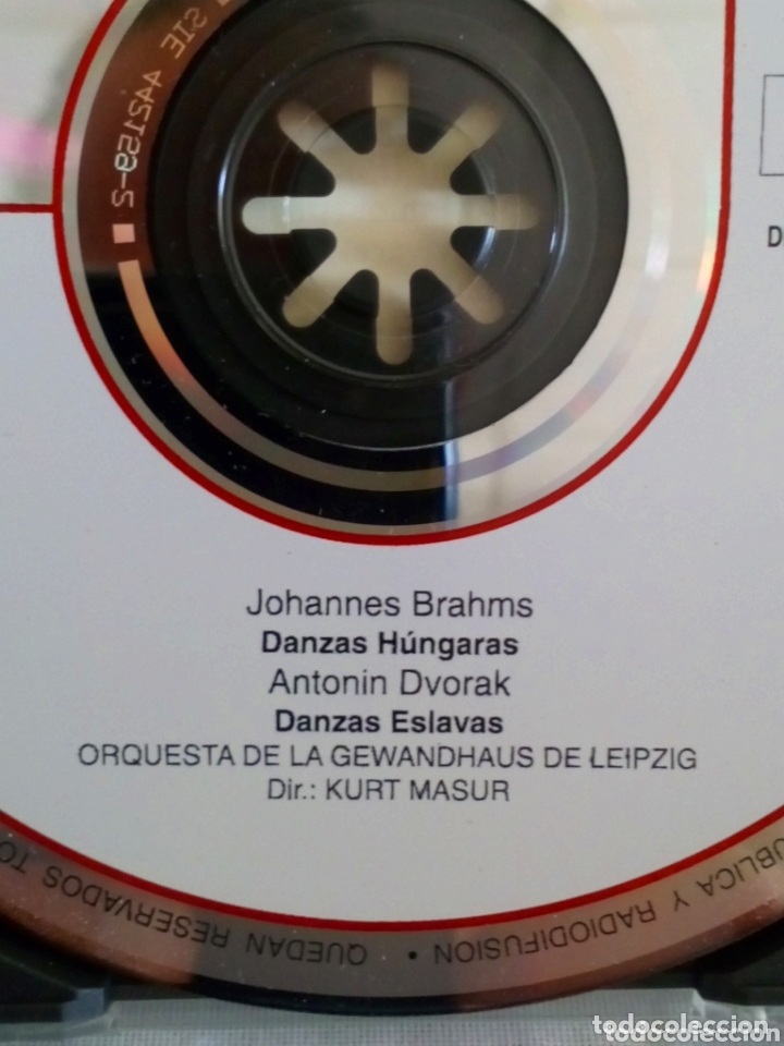 CDs de m&uacute;sica: BRAHMS - DVORAK. Danzas H&uacute;ngaras y eslavas. CD - Foto 2