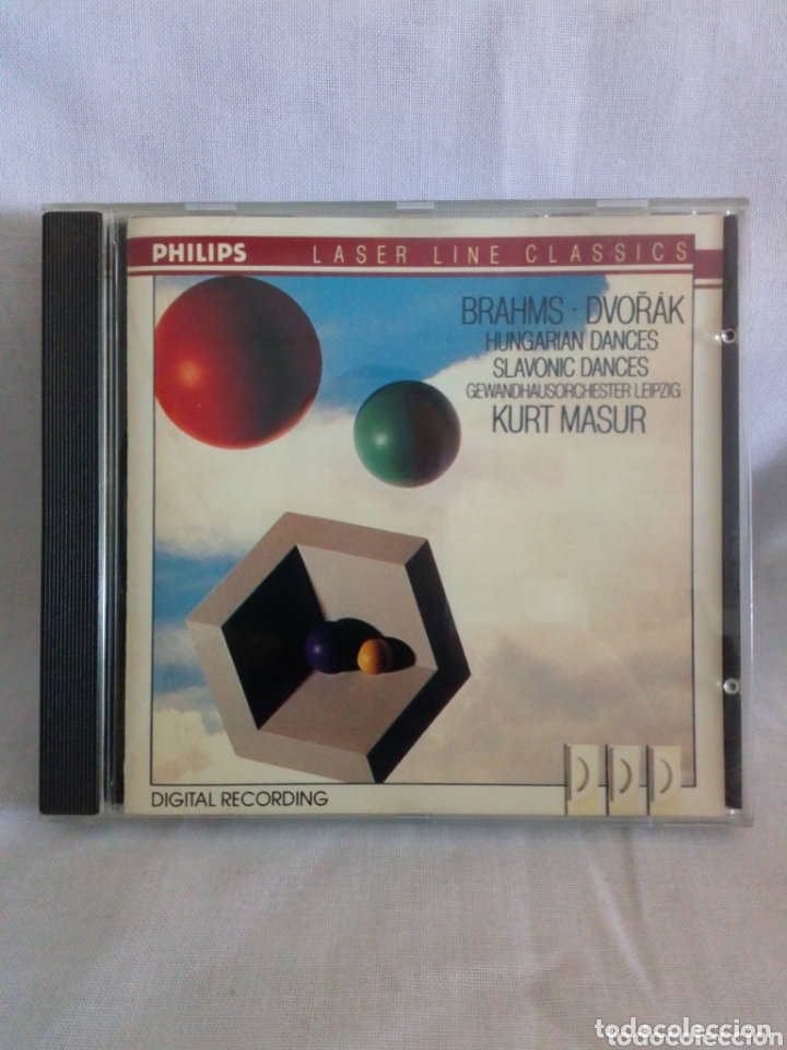 CDs de m&uacute;sica: BRAHMS - DVORAK. Danzas H&uacute;ngaras y eslavas. CD - Foto 1