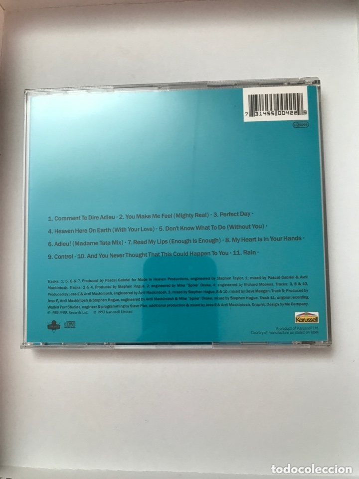 CDs de m&uacute;sica: CD Jimmy Somerville - Read my lips - Foto 2