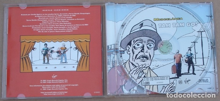 CDs de m&uacute;sica: TAM TAM GO - MISCELANEA (CD) 2001 - 17 TEMAS - Foto 2