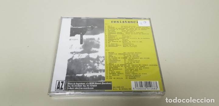CDs de m&uacute;sica: Various - Resistencia (2xCD, Comp) *Precintado* - Foto 3