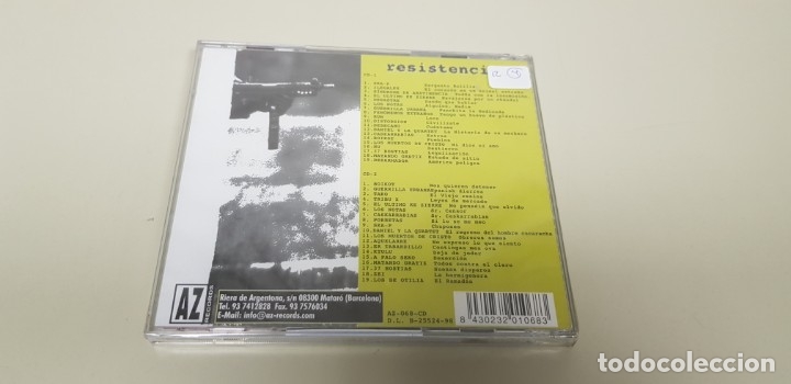 CDs de m&uacute;sica: Various - Resistencia (2xCD, Comp) *Precintado* - Foto 3