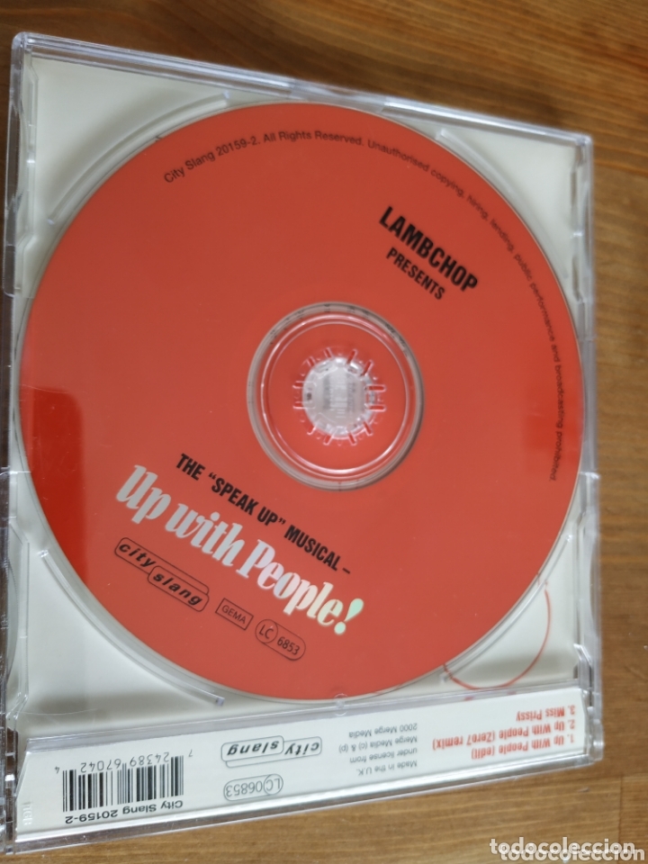 CDs de m&uacute;sica: LAMBCHOP - Up With People! (CD single) - Foto 2