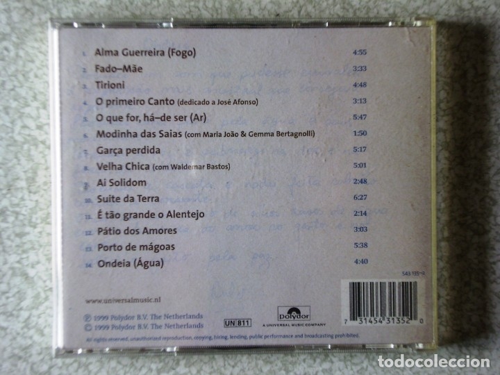 CDs de m&uacute;sica: DULCE PONTES.O PRIMEIRO CANTO - Foto 2