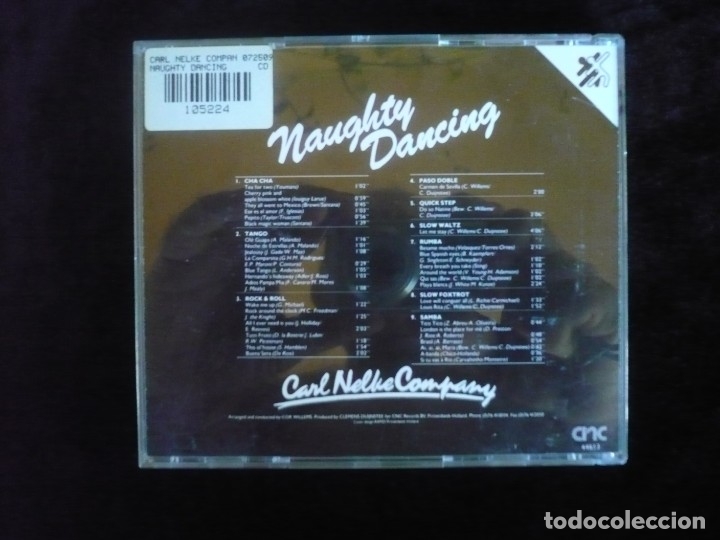 CDs de m&uacute;sica: naughty dancing carl nelke dancing - cd como nuevo - Foto 2