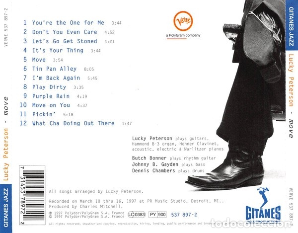 CDs de m&uacute;sica: Lucky Peterson - Move - CD - Foto 2