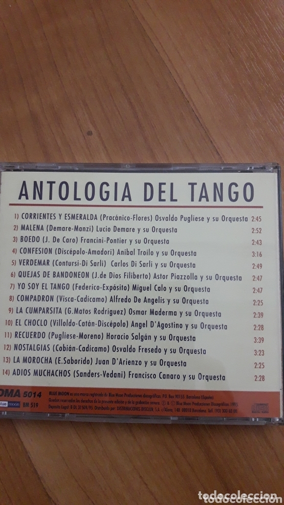 CDs de m&uacute;sica: ANTOLOG&Iacute;A DEL TANGO - Foto 2