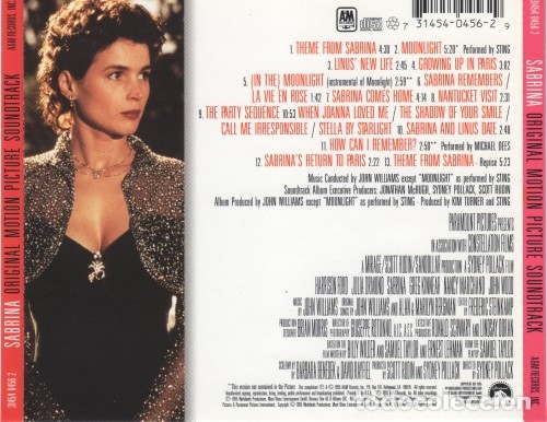 CDs de m&uacute;sica: John Williams - Sabrina - CD - Foto 2