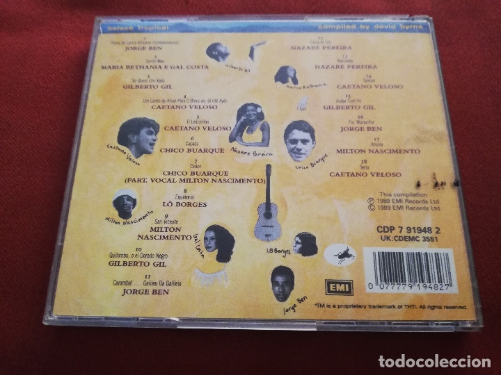 CDs de m&uacute;sica: BELEZA TROPICAL. COMPILED BY DAVID BYRNE (CD) - Foto 3