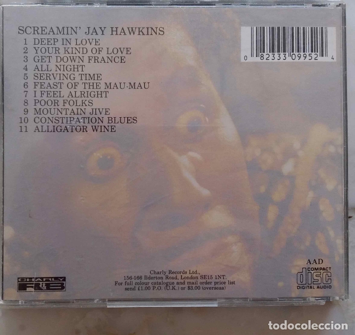 CDs de m&uacute;sica: SCREAMIN JAY HAWKINS. REAL LIFE. CD - Foto 2