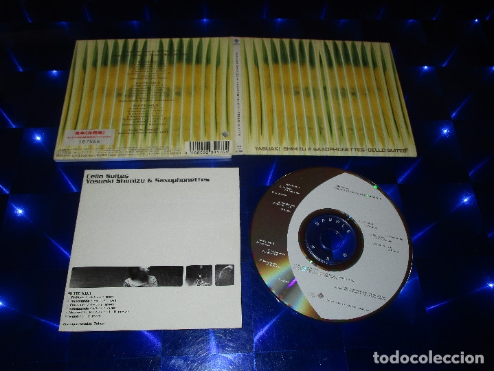 CD di Musica: YASUAKI SHIMIZU & SAXOPHONETTES ( CELLO SUITES ) - CD - DIGIPACK - JAPAN - VICP 235 - VICTOR - PROMO