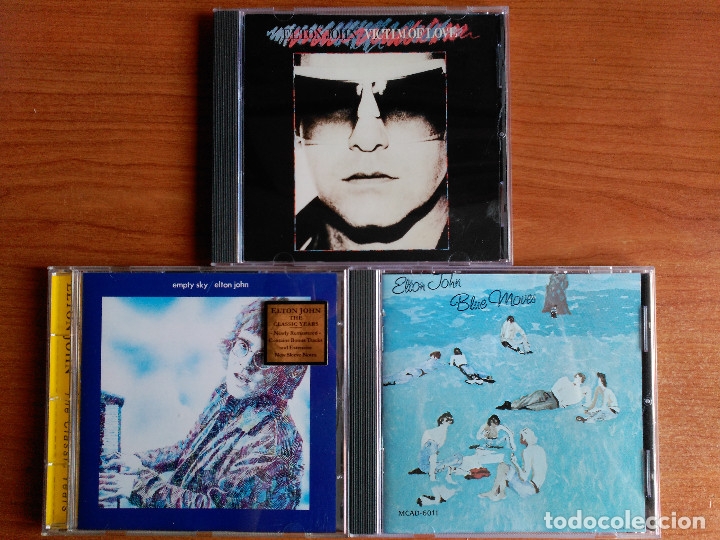 Elton John Lote 3 Cd Empty Sky Blue Moves M Buy Cd S Of Rock Music At Todocoleccion