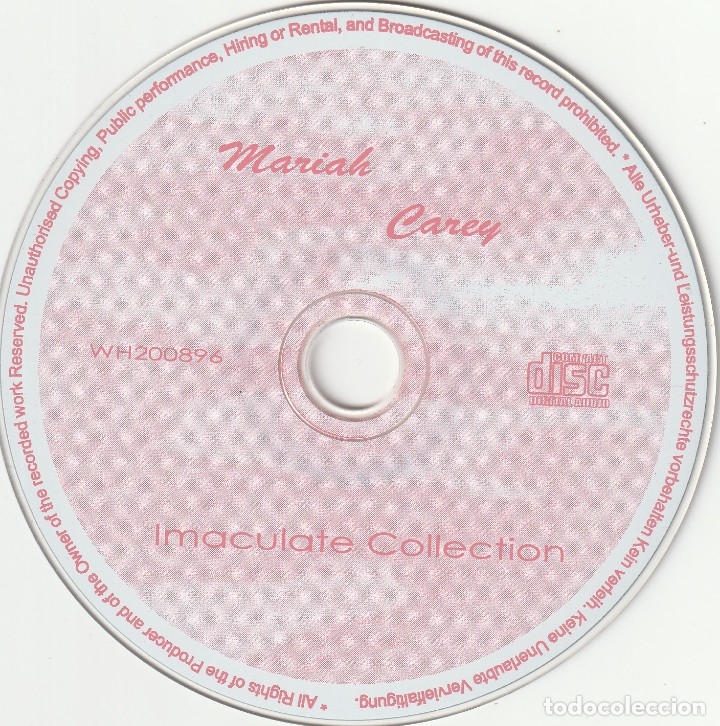 CDs de m&uacute;sica: MARIAH CAREY - IMMACULATE COLLECTION (CD 1996) - Foto 3