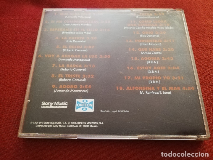 CDs de m&uacute;sica: LUCHO GATICA. BOLEROS DE ORO VOL I (CD) - Foto 3