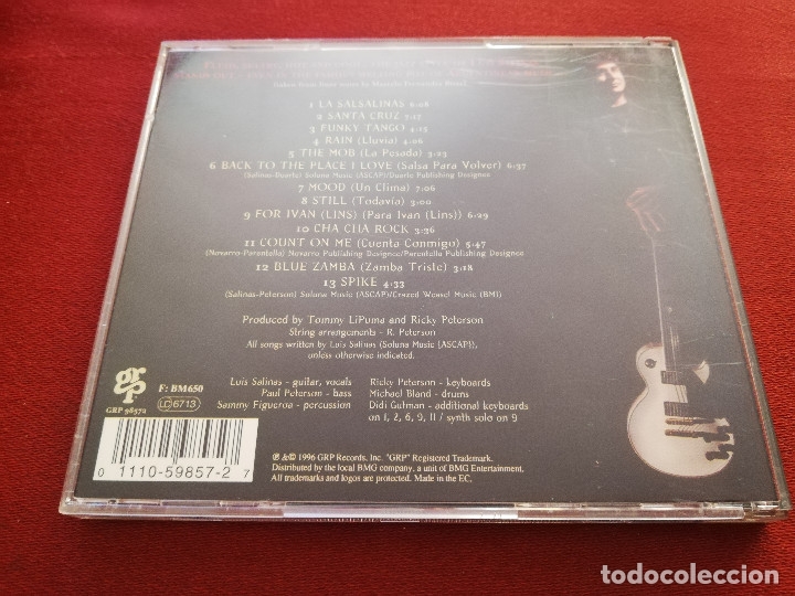 CDs de m&uacute;sica: SALINAS. LUIS SALINAS (CD) - Foto 3