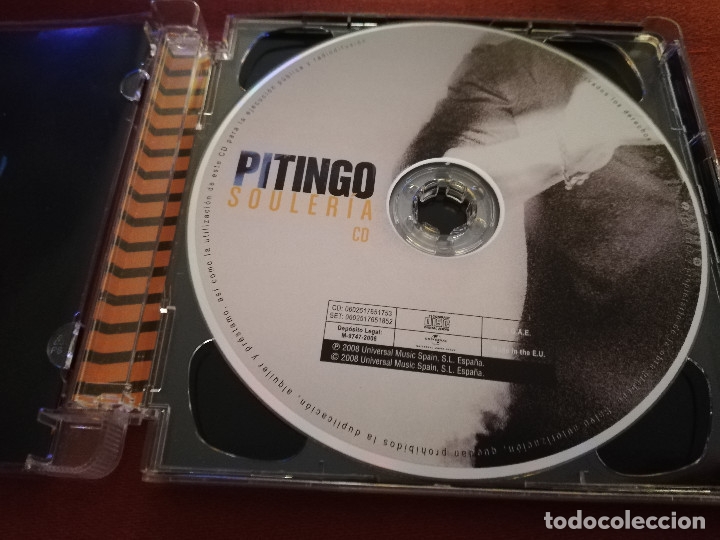 CDs de m&uacute;sica: PITINGO. SOULER&Iacute;A (CD + DVD) - Foto 2