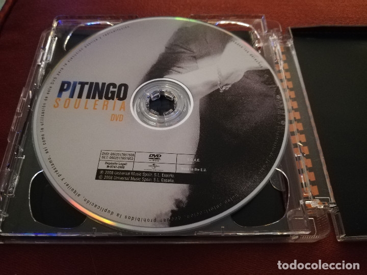 CDs de m&uacute;sica: PITINGO. SOULER&Iacute;A (CD + DVD) - Foto 3