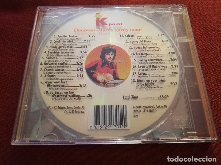 CDs de m&uacute;sica: DONOVAN. HURDY GURDY MAN (CD) - Foto 3