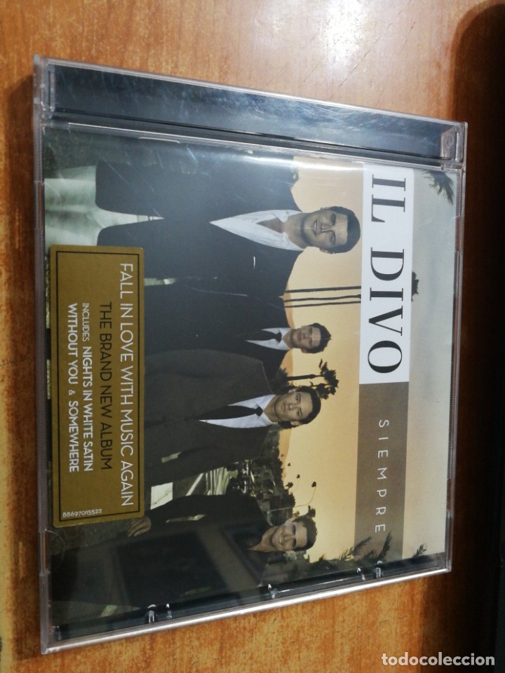 IL DIVO Siempre CD ALBUM DEL A O 2006 INCLUYE CARUSO CONTIENE 11 TEMAS EN ESPA OL INGLES ITALIANO