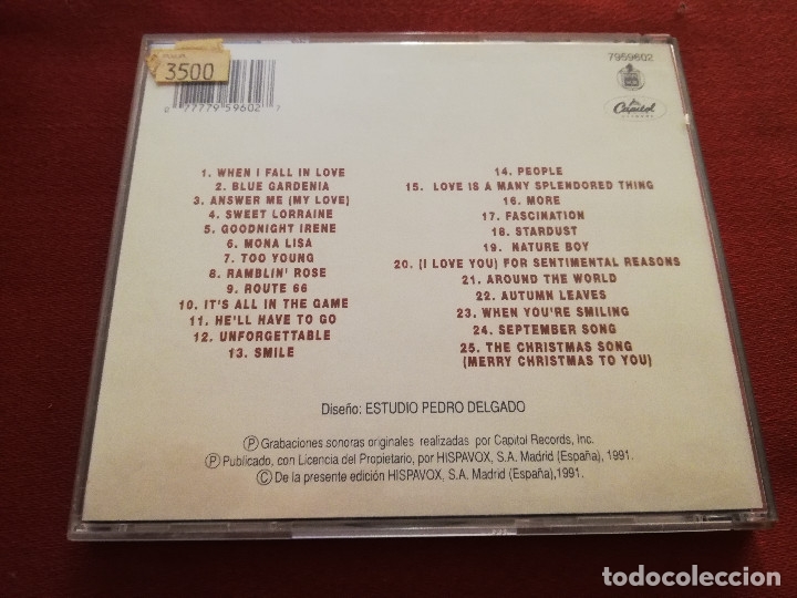 CDs de m&uacute;sica: NAT KING COLE. COLLECTION (VOLUME 2) CD - Foto 3