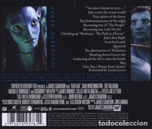 CDs de m&uacute;sica: Avatar - James Horner  - CD - Foto 2