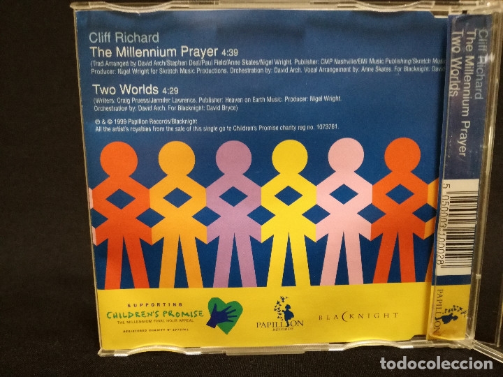 CDs de m&uacute;sica: CD MAXI - CLIFF RICHARD - THE MILLENNIUM PRAYER - Foto 2