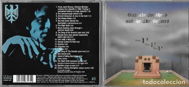 CDs de m&uacute;sica: ROBERT CALVERT: CAPTAIN LOCKHEED AND THE STARFIGHTERS. ACLAMADA MINI &Oacute;PERA DE ROCK PROGRESIVO - Foto 1