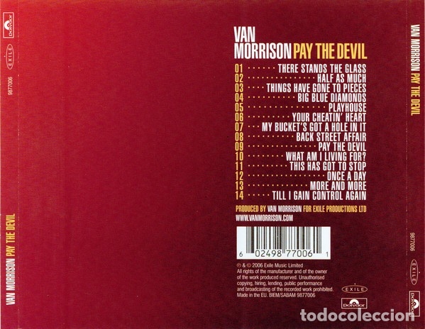 CDs de m&uacute;sica: Van Morrison - Pay The Devil - CD - Foto 2