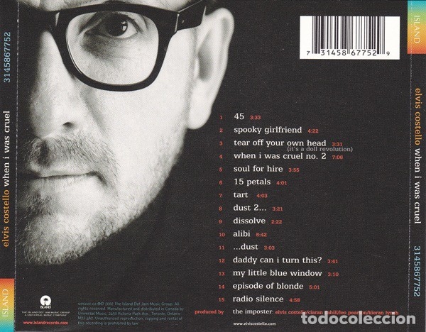CDs de m&uacute;sica: Elvis Costello - When I Was Cruel  - CD - Foto 2