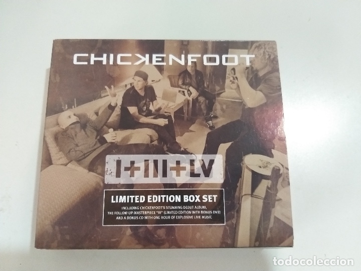 Musik-CDs: CHICKENFOOT - I + III + LV - LIMITED EDITION BOX SET - 3 CD'S - EDEL GERMANY - 2012