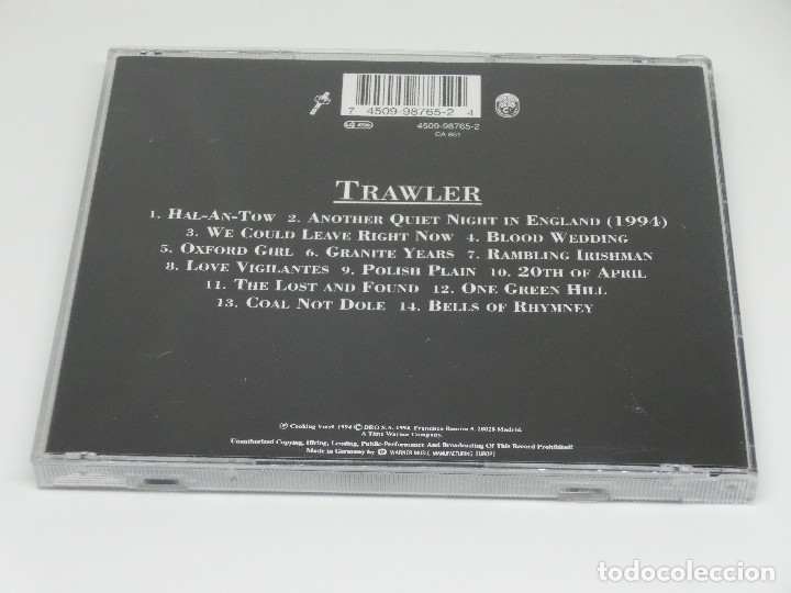 CDs de m&uacute;sica: OYSTERBAND - CD - TRAWLER - 1994 - Foto 2