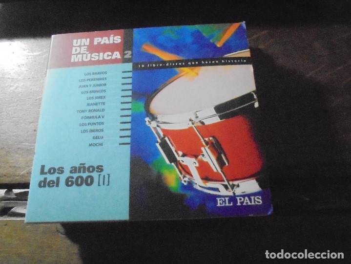 Music CDs: UN PAIS DE MUSICA 2 : LOS A&Ntilde;OS DEL 600 ( I ) . EL PAIS. CD DIGIPACK + LIBRO. IMPECABLE (#)