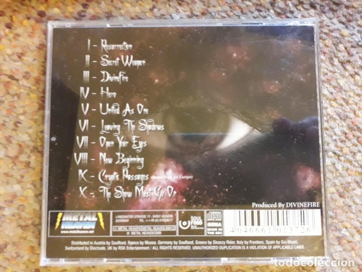 CDs de m&uacute;sica: Divinefire , Hero , CD 2005 , estado impecable - Foto 2