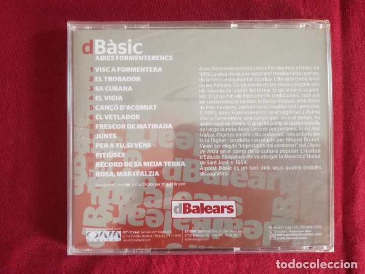 CDs de m&uacute;sica: AIRES FORMENTERENCS - DBSIC - PRECINTAT - Foto 2