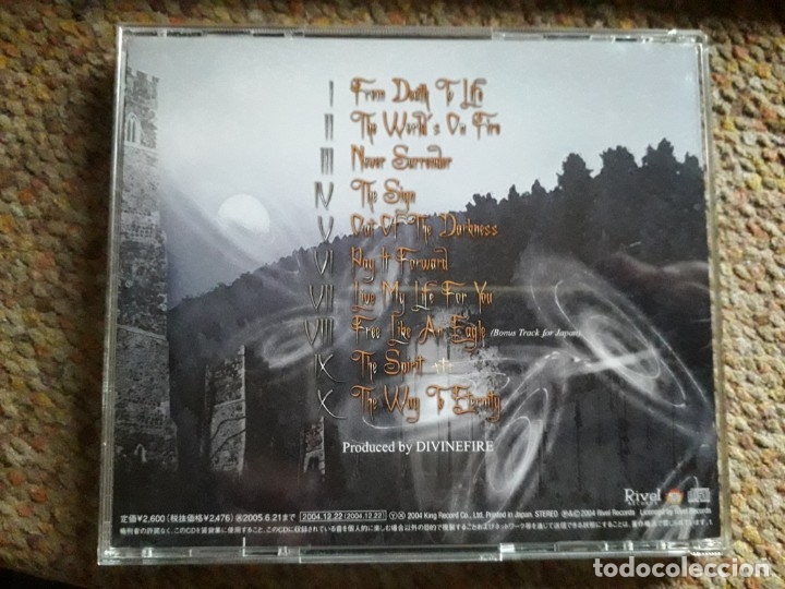 CDs de m&uacute;sica: Divinefire , Glory Thy Name , CD 2004 Japan , estado impecable - Foto 2