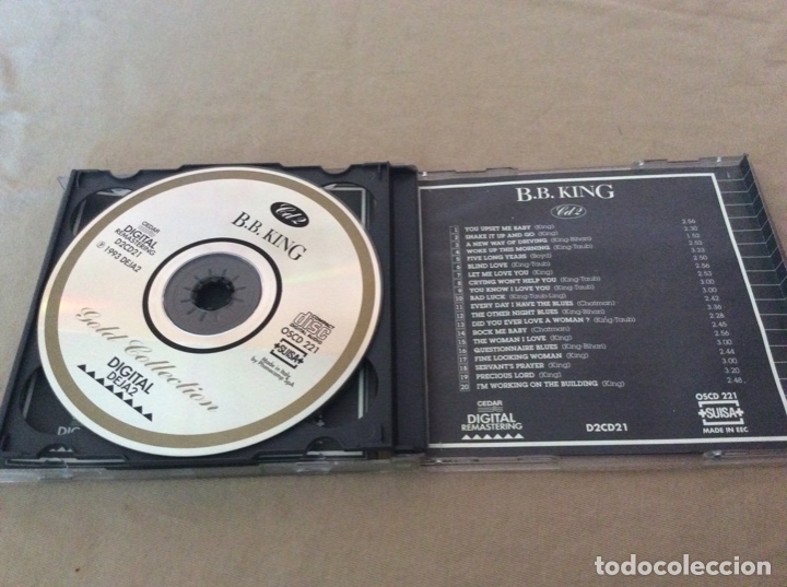 CDs de m&uacute;sica: B.B. KING. GOLD COLLECTION. 2CDs. - Foto 4