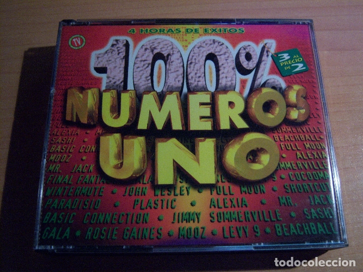 CDs de m&uacute;sica: 100% NUMEROS UNO, 3CDS, 1997 - Foto 1