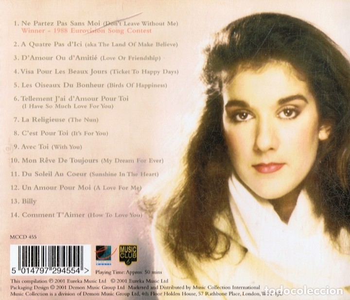 CDs de m&uacute;sica: CELINE DION CLASSIQUE A LOVE COLLECTION - Foto 2