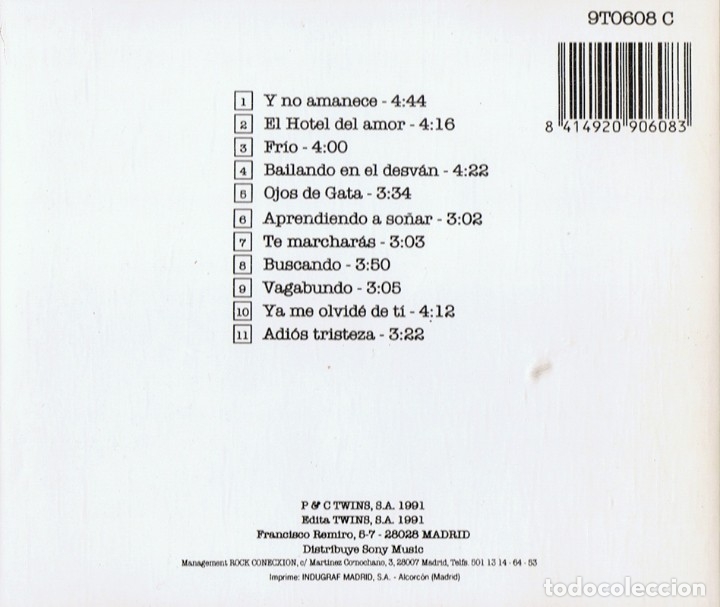 CDs de m&uacute;sica: LOS SECRETOS ADI&Oacute;S TRISTEZA - Foto 2