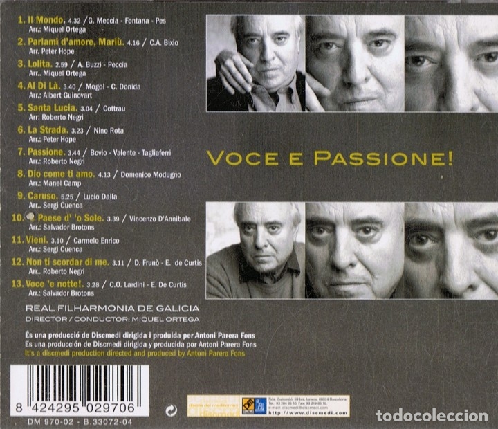CDs de m&uacute;sica: ARAGALL VOCE E PASSIONE! - Foto 2