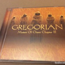 CDs de Música: GREGORIAN - MASTERS OF CHANT CHAPTER III. 2002.. Lote 175944472