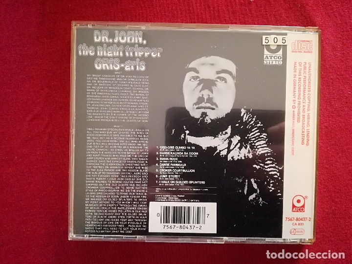 CDs de m&uacute;sica: DR. JOHN - THE NIGHT TRIPPER GRIS GRIS - Foto 3