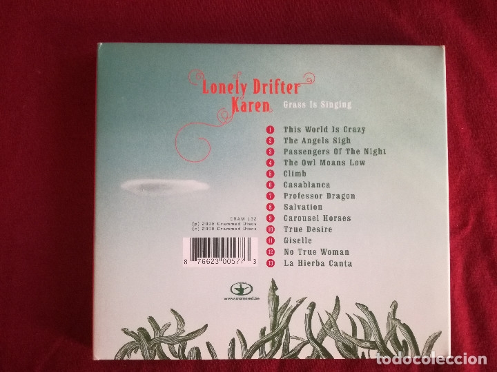 CDs de m&uacute;sica: LONELY DRIFTER KAREN - GRASS IS SINGING - Foto 5