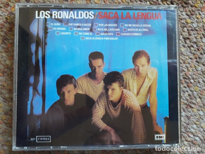 CDs de m&uacute;sica: Los Ronaldos , Saca la Lengua   CD 1988 , 1a edici&oacute;n ref:  CD7913592 sin codigo barras , impecable - Foto 2