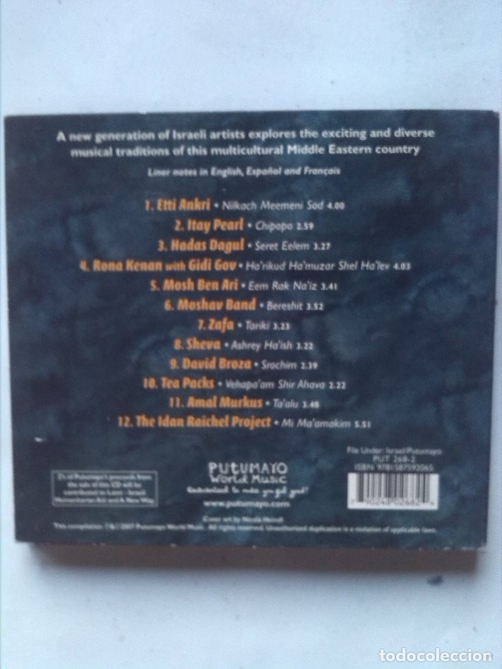 CDs de m&uacute;sica: PUTUMAYO PRESENTS ISRAEL - Foto 4