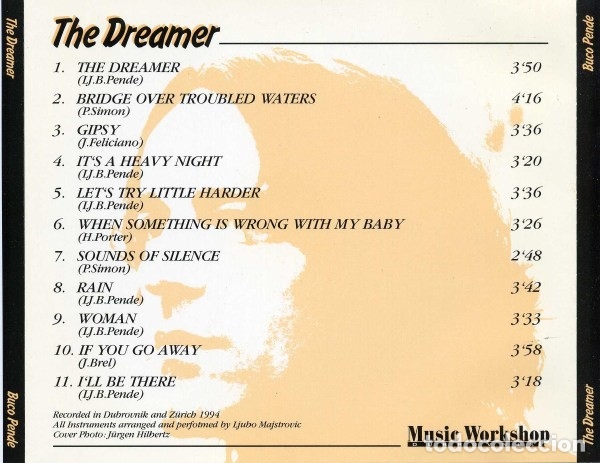 CDs de m&uacute;sica: Buco Pende - The Dreamer - CD - Foto 2